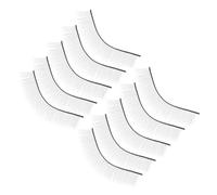 Cabilock 5 pares Tiras de Pestañas de Práctica para Principiantes Extensiones de Pestañas Realistas de Química Kit Compacto para Entrenamiento Profesional y Múltiples Usos