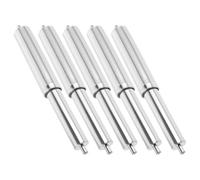 Cabilock 5 Piezas Accesorio Repuesto Portarrollos de Papel Higiénico Pequeño Resorte Plástico Resistente Acabado Cromado Rodillo Ajustable para Baño y Reparación