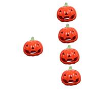 Cabilock 5 Piezas Candelabros De Calabaza Varita Mágica Iluminado Falso Luz Led De Calabaza Luz De Noche De Calabaza Candelabro De Pared Calabaza Led Natividad Sujetavelas Soja Cerámica
