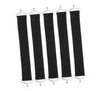 Cabilock 5 Piezas Cinturones de Refuerzo Resistentes para Sillas Reclinables de Correas Negras Reforzadas para Reparación y Aumento de Carga Sillas de Patio para Exteriores y Actividades