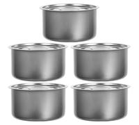 Cabilock 5 Piezas Cuenco de Vapor de Acero Inoxidable Plata para Arroz y Ñiño