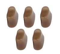 Cabilock 5 Piezas de Almohadillas de Silenciamiento para Flauta, Accesorios Profesionales de Goma Resistentes al Desgaste para Teclas, Aptas para Exámenes y Competencias Musicales