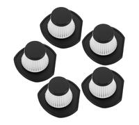 Cabilock 5 Piezas Filtro Recambio para Aspirador Portátil de Mano Reutilizables Compatible con Aspiradoras Inalámbricas de Coche y Hogar Estructura Plisada para Alta Eficiencia y Fácil