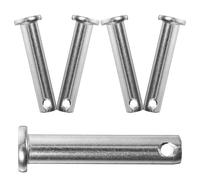 Cabilock 5 piezas Pasador de Acoplamiento Acero Inoxidable Pasador Cilíndrico Plano con Orificio para Andamios Accesorio Resistente y Versátil para Retención