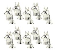 Cabilock 5 piezas Tapón para Botella de Perfume Diseño Dorado Elegante para Botellas Vacías Cierre Duradero y Fácil de Reemplazar para Decoración