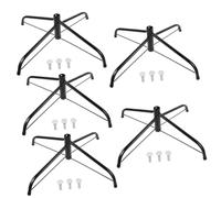 Cabilock 5 Piezas Trípode De Hierro para Árbol De Navidad Arboles De Navidad Titular del Árbol De Navidad Soporte De Árbol Artificial Árbol Árbol De Navidad Falso Green Planchar
