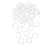 Cabilock 50 Anillos Reductores De Pantalla De Lámpara E27 A E14 Adaptador De Bombilla E27 A E14 Adaptador De Portalámparas Convertidor De Pantalla De Lámpara De Plástico Blanco