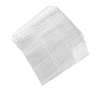 Cabilock 50 Hojas Funda de Tarjeta anteojera Fundas para Postales Protector Carpeta de Fotos Mangas de Cartas Imagen de Mangas página de Recarga del álbum de Fotos páginas