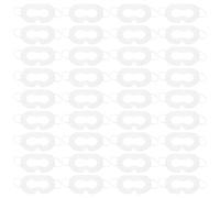 Cabilock 50 Unidades Cubierta Ocular Transpirable para Realidad Virtual de Color Claro con Barrera contra Sudor y Polvo, Almohadilla Facial de Tela No Tejida para Gafas Vr en Juegos y Uso