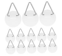 Cabilock 50piezas Adhesivos Para Platos Colgadores Decorativos y Invisibles Ganchos Para Platos Pared