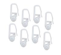 Cabilock 50piezas Anillas para Cortinas De Cama Anillos Colgar Ganchos Cortina Ganchos Deslizantes
