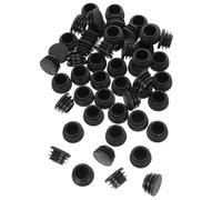Cabilock 50piezas Tapón De Tubo Redondo Tapas para Patas De Muebles Protectores De Suelo para Patas De Mesa
