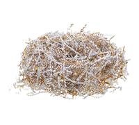 Cabilock 5paquetes Relleno de Papel Arrugado Dorado para Cajas Virutas para Decoración y Embalaje de Regalos para Relleno de Cestas y Paquetes de Fiesta
