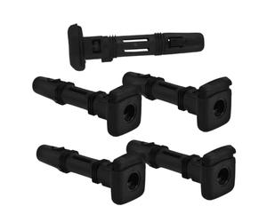 Cabilock 5piezas Accesorios Para Reposacabezas Guía Reposacabezas De Asientos De Coche Insertos De De Asientos Delanteros Tubo De Inserción De Guía De De Plástico