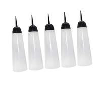 Cabilock 5piezas Bote de Champú de Boquilla Oblicua para Tintes de Cabello Recargable para Salones de Peluquería