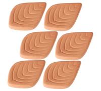 Cabilock 6 Ahorradores De Azúcar Moreno Azucareros De Arcilla Diseño Hoja Reutilizable Para Recipientes