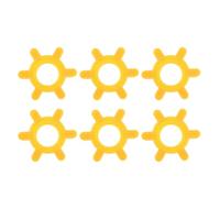 Cabilock 6 Piezas Abridores de Botellas Anillo Antideslizante Herramienta Compacta para Tapas de Rosca Removedor Portátil para Botellas de Agua y Latas de Refresco Abridor para Cocina y