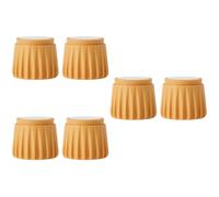 Cabilock 6 Piezas Ancla De Cabecera Soporte De Pared Para Muebles Soporte De Marco De Cama Tapones De Cama Almohadilla De Cabecero Mirar Ajustable Accesorios De Cama Páginas