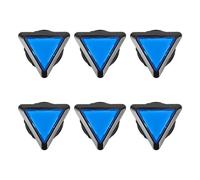 Cabilock 6 Piezas Botón Pulsador Triangular LED para Máquina Recreativa Azul de Plástico con Microinterruptor y Tecnología Momentánea para Uso Frecuente en Juegos Arcade
