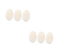 Cabilock 6 Piezas Cepillo De Exfoliación Con Cepillo Seco Lufa Natural Exfoliante De Esponja Vegetal Depuradores De Esponja De Lufa Vegetal Natural Guantes Tómate Un Baño