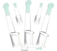 Cabilock 6 Piezas de Cucharas para Cerumen de Silicona y Pp, Limpiador Profesional para Oídos de 3.0-3.9mm, Herramienta Eficaz para Eliminar Cerumen y Evitar Tapones