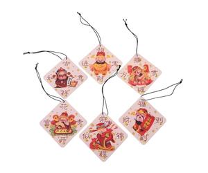 Cabilock 6 Piezas De Marketing De Fragancia De Automóviles Interiores Interior Use Tabletas De Perfumado Sólido Reutilizable Y Recargable