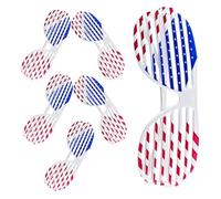 Cabilock 6 Piezas Gafas de Sol American Flag con Diseño de Persiana Accesorio Divertido para Fiestas de Independence Day Ligeras y Cómodas para Adultos