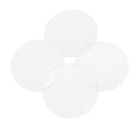 Cabilock 6 Piezas Lentes Ópticas Doble Convexas para Enseñanza de Física y Experimentos Científicos Herramienta Educativa Portátil y Ligera para Laboratorio de Ciencias