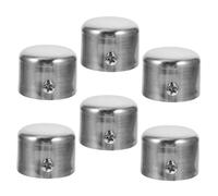 Cabilock 6 Piezas Tapones para Barra de Cortina de Metal Accesorios para Barra de Ventana Extremos Decorativos Resistentes Diseño Sencillo y Duradero para Uso Prolongado