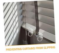 Cabilock 6 Piezas Unidades Clips Transparentes para Cortinas Enrollables Sujetadores para y Toldos Fáciles de Instalar Diseño Moderno y Agarre Seguro para Hogar y Oficina