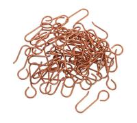 Cabilock 60 Piezas Ganchos Metálicos S para Rieles de Cortina de Techo Accesorios Flexibles y Silenciosos Compatibles con Rieles Flexibles para Pequeños y Ventanas