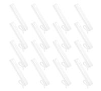 Cabilock 60 Piezas Ganchos para Cortinas Plisadas Clips de Plástico de Color Claro Ajustables para Ventanas de Baño y Hogar