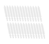 Cabilock 60 piezas Unidades Puntas Repuesto para Rotuladores Acrílicos de Puntas de Nylon Blancas Resistentes para Pintura Recambio Precisión para Artistas y Estudiantes