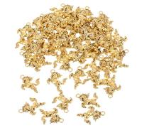Cabilock 60 Unidades Colgante de Caballo Dorado para Hacer Joyas Diy, Aleación de Zinc Ligera y Versátil, Diseño Elegante para Pulseras y Manualidades 2026