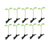 Cabilock 60piezas Pinzas Cabello Brotes de Soja y Hierba Divertidas y Decorativas para Niñas Fiestas y Actividades al Aire
