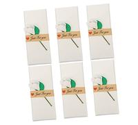 Cabilock 6piezas Caja De Obsequio Para Lápiz Labial De Forrada Esponja Decorada Flores De Lirio Para Envolver Regalos De Maquillaje