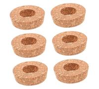 Cabilock 6piezas Jarrón Hidropónico De Corcho Tapa De Corcho para Florero para Hidropónico para Plantas De Interior Jarrones De Pared o Jardineras Colgantes