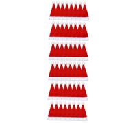 Cabilock 75 Piezas Mini Sombrero de papá Noel Christmas Tree Decorations Santa Hat Porta Cubiertos de Navidad Sombreros de papá Noel Sombrero de Navidad en Miniatura Tapa de Botella de Vino