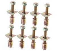 Cabilock 8 Juegos Conector De Varilla Roscada Para Marco De Cama Kit De Tuercas Roscadas Para Cuna Repuesto Herrajes Marco De Cama Pernos