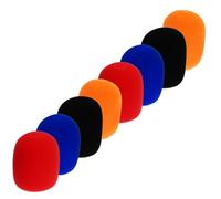 Cabilock 8 Parabrisas para Micrófono de Mano Cubiertas del Micrófono de Mano Lavables Secas Rápidas Reutilizables para Karaoke Conferencias y Presentaciones en Escenario