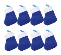 Cabilock 8 Piezas Bolsitas de Cubiertos Navideños con Diseño de Calcetín para Decoración de Mesa Navidad Incluye Azules para Almuerzos y Fiestas Sostenedor de Tenedores y Cortadores
