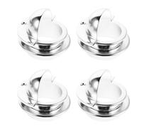 Cabilock 8 Piezas de Copas de Entrada para Futbolín de Mesa Accesorio de Repuesto Plateado Piezas de Plástico para Portería 2 Orificios Macho y Hembra Aptas para Juego Familiar y