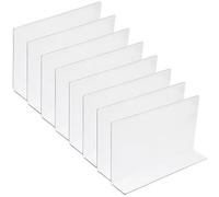 Cabilock 8 Piezas De Placa De Partición Estante Magnético Estanterías De Plástico Separadores De Armario para Ropa Separadores De Estantes Separador De Bolsos De Ropa Divisores De