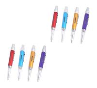 Cabilock 8 Piezas Finas De Viaje Vacías Giratorias En Rociador De Aceite Mini Saliente Para Botellas De Colores Bolígrafo Líquido Portátil De Color Pequeños Contenedores Esenciales