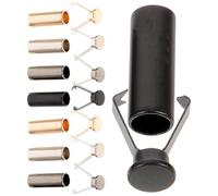 Cabilock 8 Piezas Herretes de Cordón Metálicos 20mm Puntas para Cordones de Zapatos, Accesorios para Reemplazo, Colores Dorado, Plateado, Negro y Gris, Compatibles Cordones de Ropa