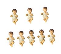 Cabilock 8 Piezas Religiosas Santo Niño Adorno Jesús Bebé Kit Decoración De La Puerta Jesús Religioso Natividad Niños Al Aire Libre Decoraciones De Navidad Decoración del Hogar