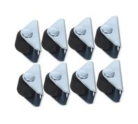 Cabilock 8 piezas Ruedas Mini Muebles Nylon Silenciosas Ruedas Cajón Fija Dirección para Proyectos DIY Compactos