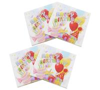 Cabilock 80 Hojas servilletas de cumpleaños servilletas de 50 cumpleaños servilletas de invitados de cumpleaños cena - Decoración fiesta - Decoración mesa servilletas personalizadas Papel