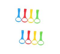 Cabilock 8piezas Anillas De Seguridad Para Bebés De Anillas Para Cuna Ayuda Los Niño Niña Practicar El y Aprender Estar De Material Resistente y Suave Para Uso Interiores