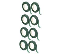 Cabilock 8rollos Cinta Floral Adhesiva Verde Para Arreglos De Flores De Cinta Para Manualidades Ramos De Boda Para Decoración De Flores Artificiales Proyectos